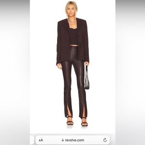 Bailey 44 revolve set matching top and pants eggplant brown 🤎